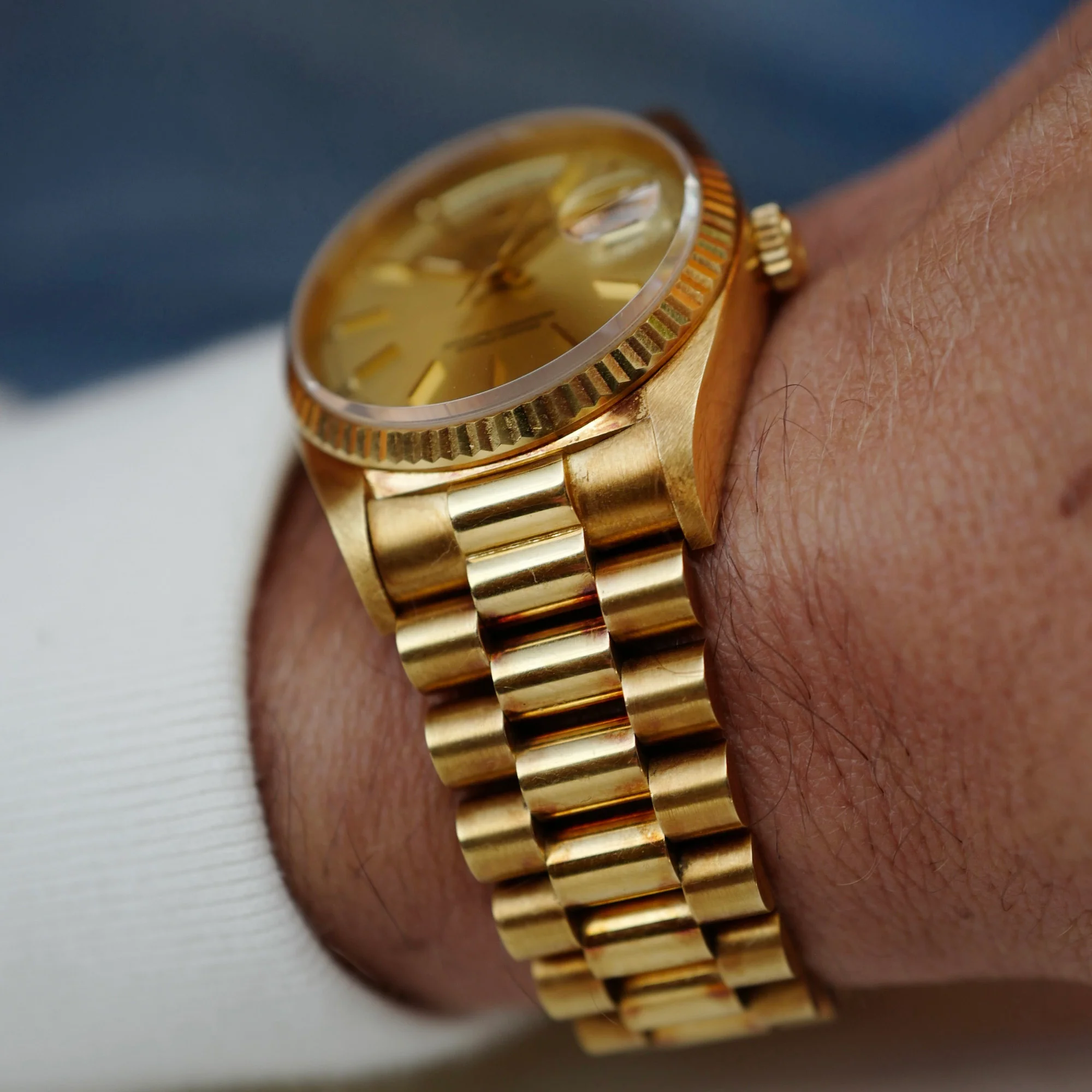 Rolex Yellow Gold Day Date Ref. 18038 in Like New Condition - Image 5