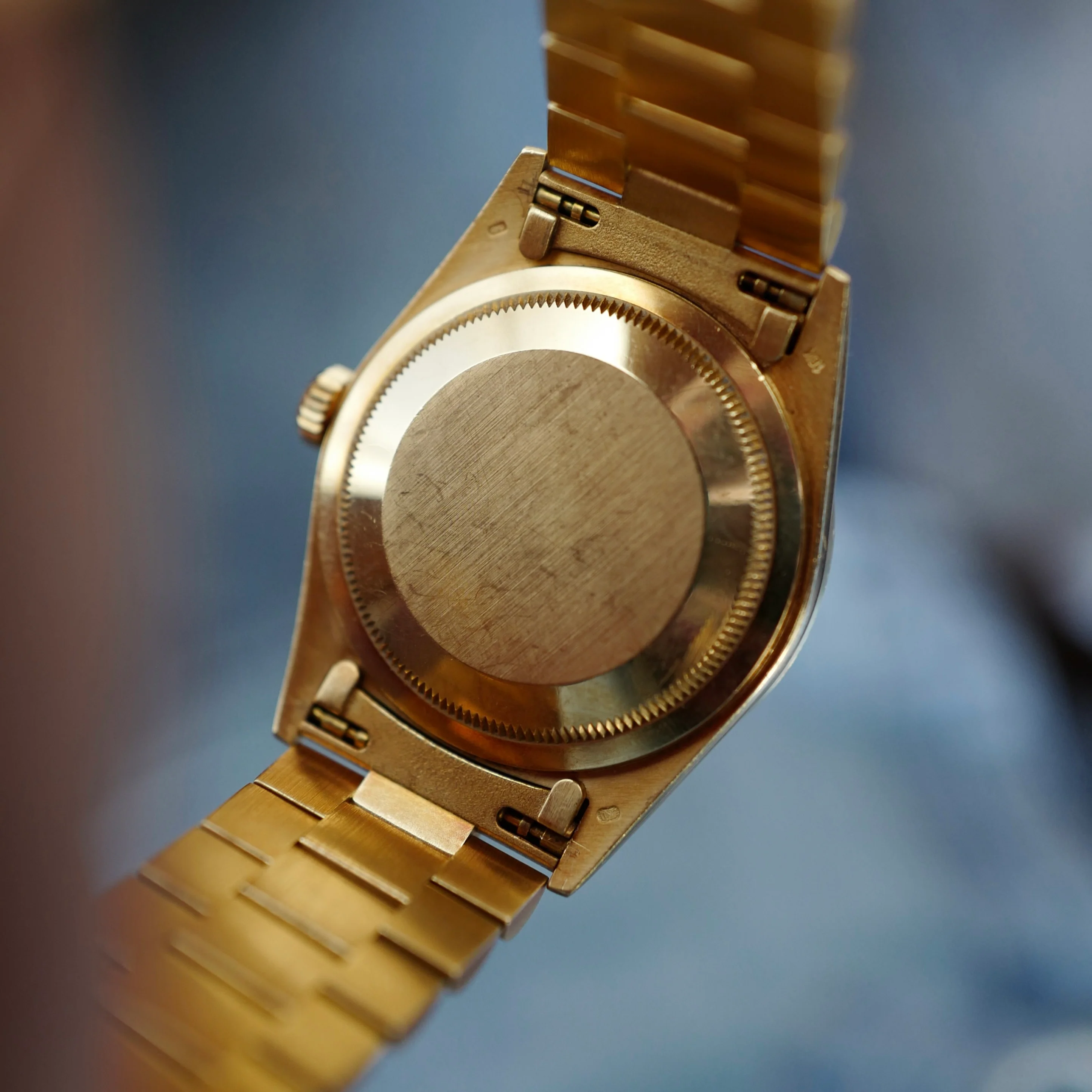 Rolex Yellow Gold Day-Date Ref. 18388 with Ruby & Diamond Bezel (NEW ARRIVAL) - Image 7