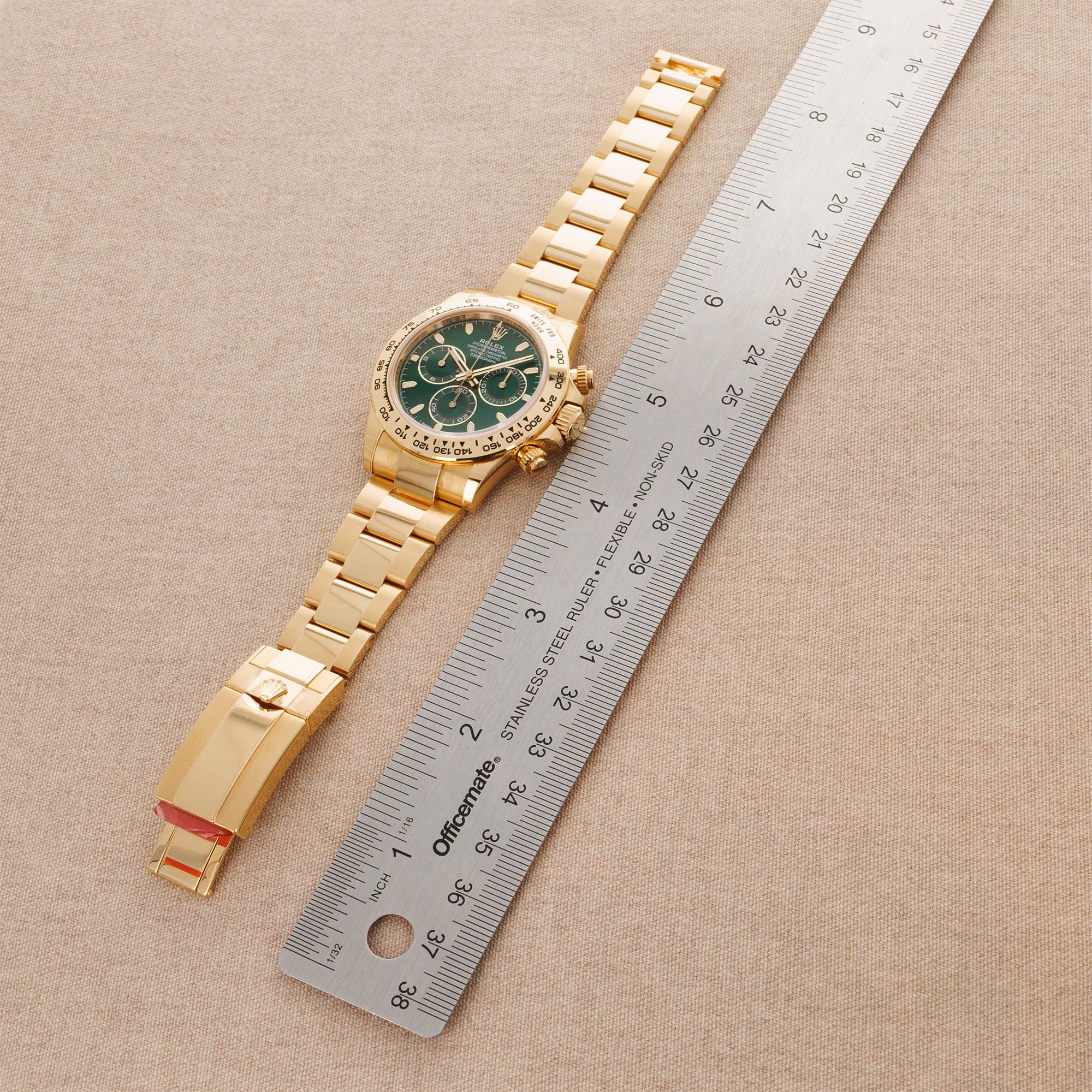Rolex Yellow Gold Daytona Ref. 116508 With Green Dial - Image 5