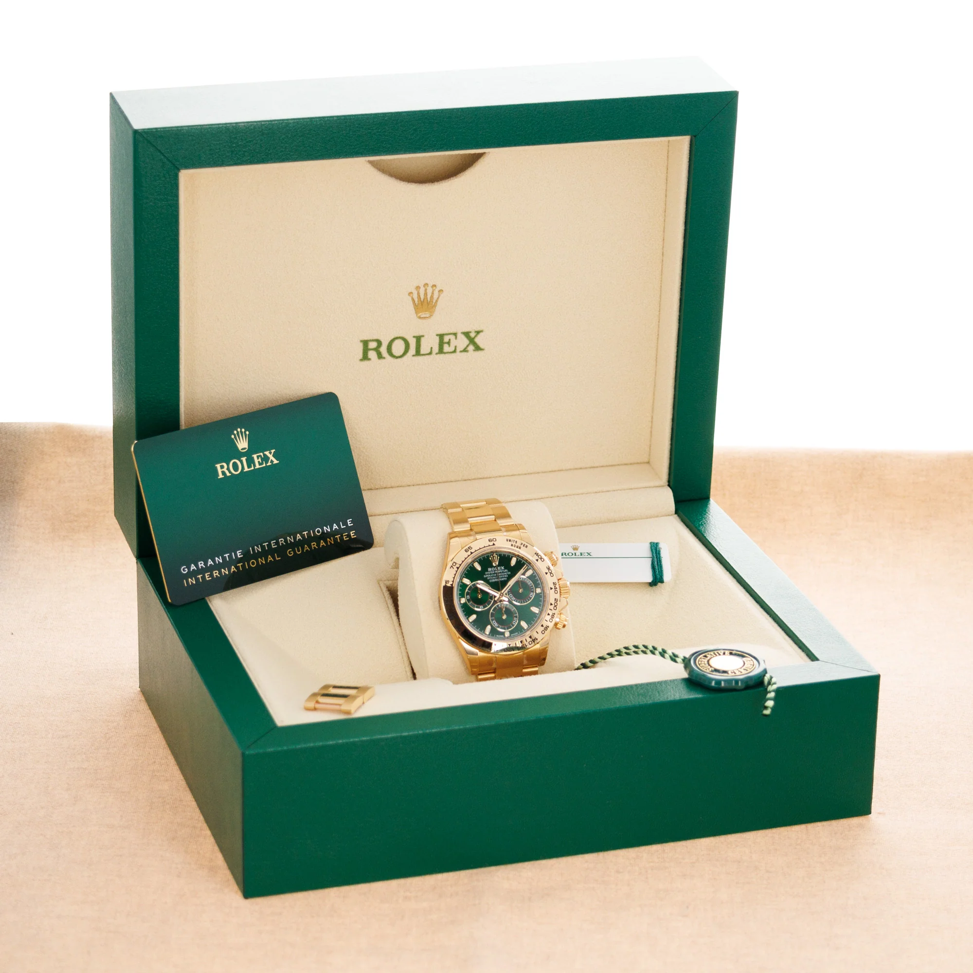 Rolex Yellow Gold Daytona Ref. 116508 With Green Dial - Image 6