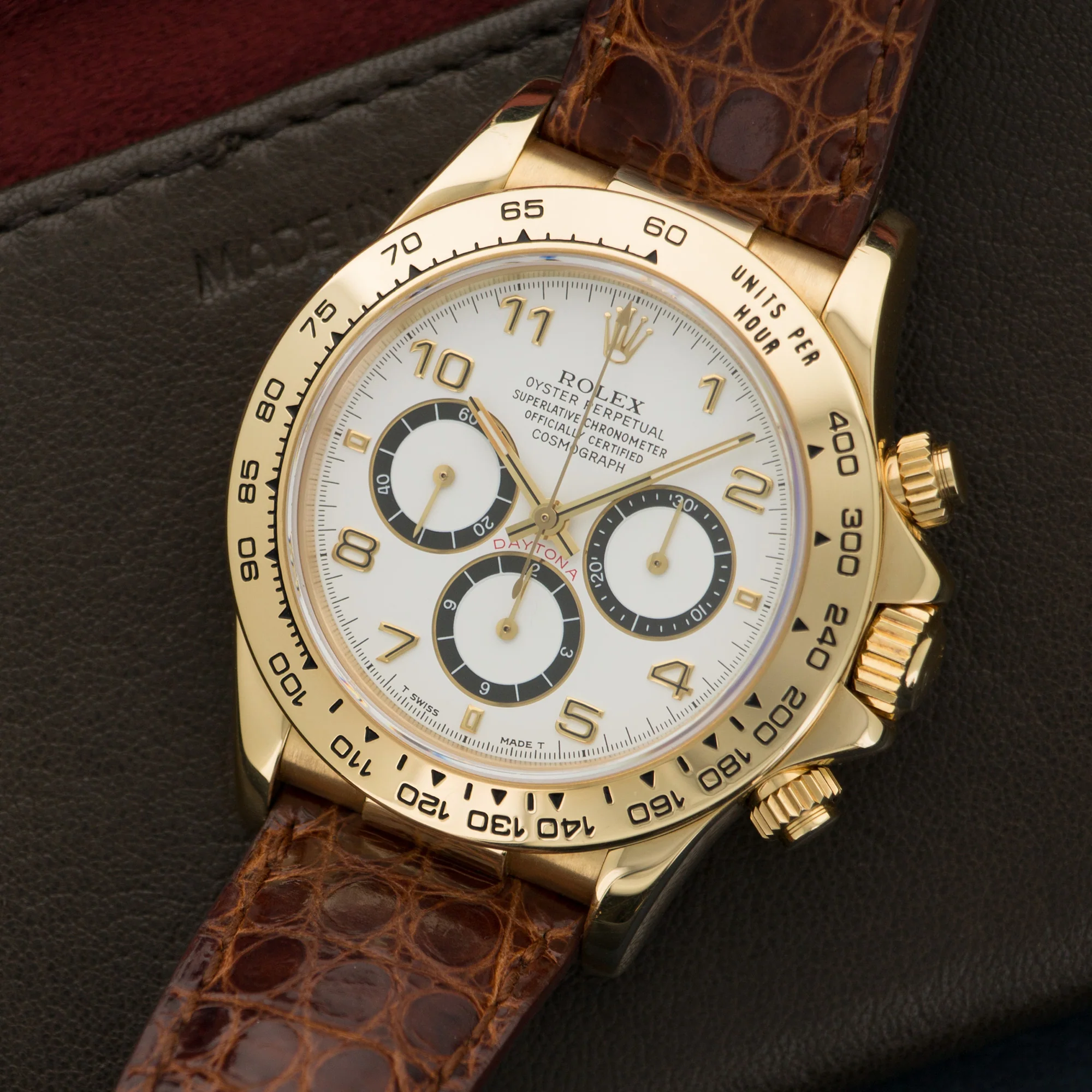 Rolex Yellow Gold Daytona Zenith Watch Ref. 16518 - Image 2