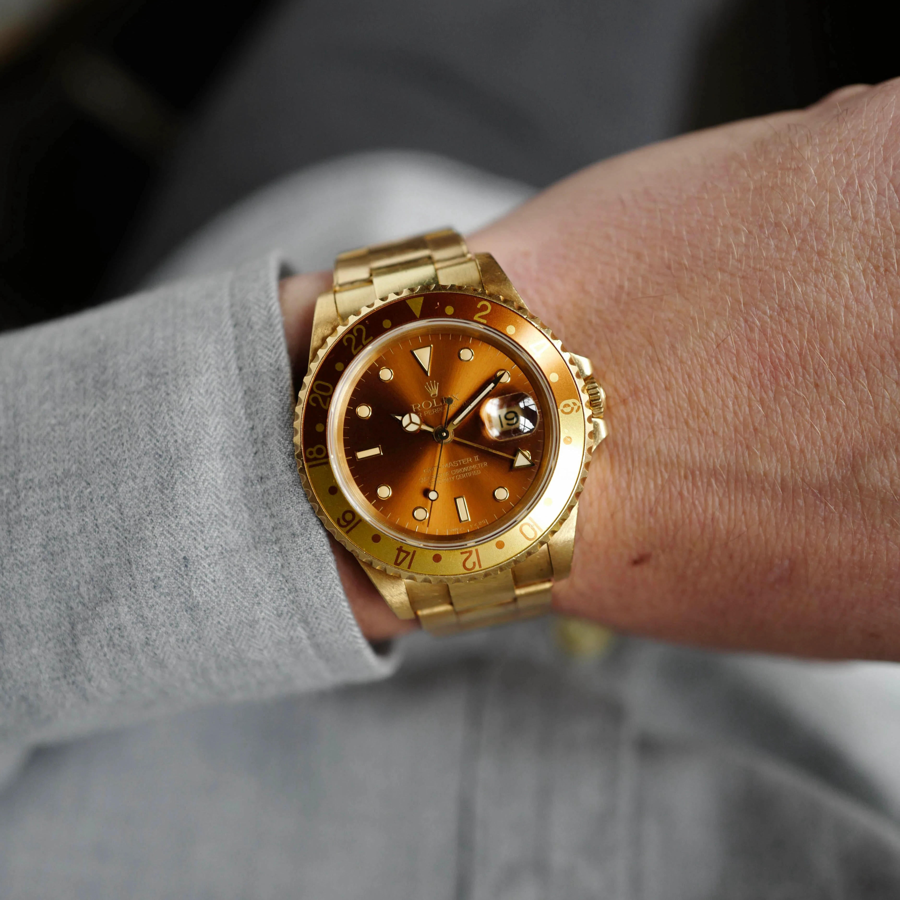Rolex Yellow Gold GMT-Master II Watch Ref. 16718 - Image 5