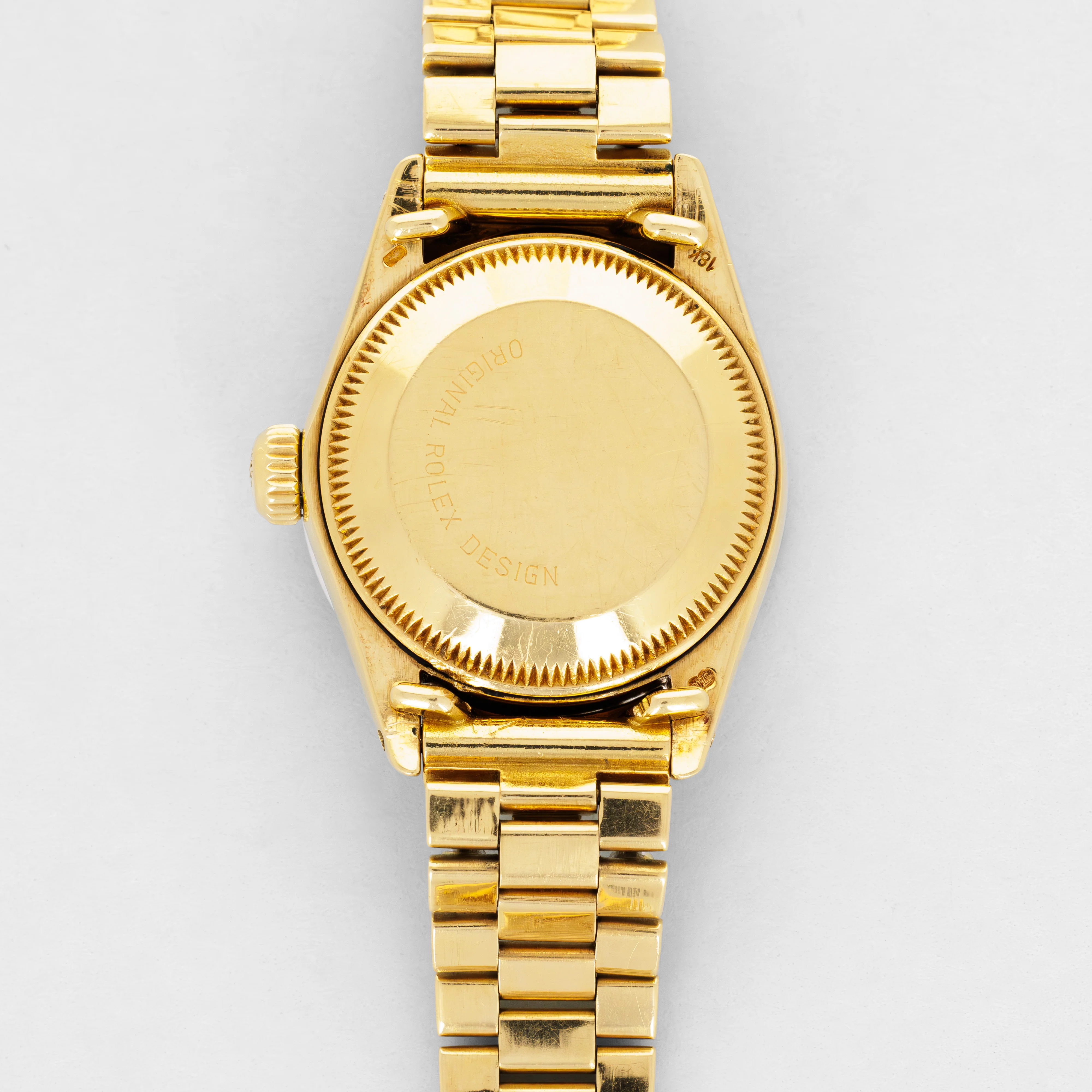Rolex Yellow Gold Octopussy Datejust Watch Ref. 6913 with Green Vignette Dial - Image 3
