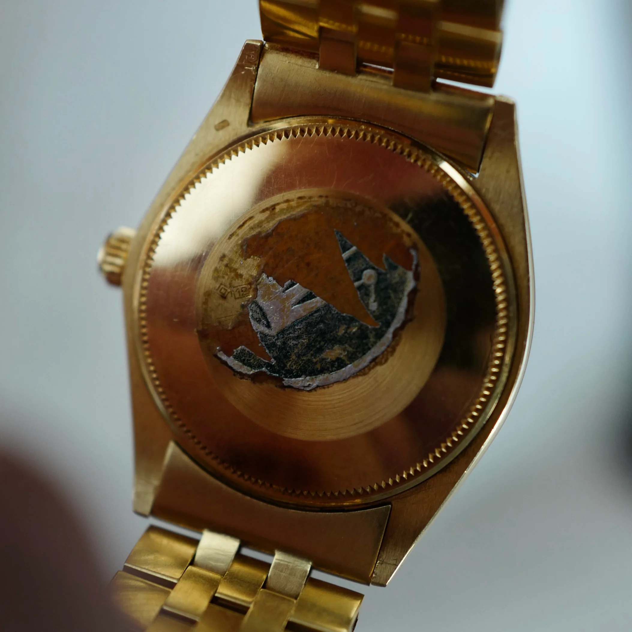 Rolex Yellow Gold Oyster Perpetual Serpico y Laino Watch Ref. 1005 in Top Condition - Image 4