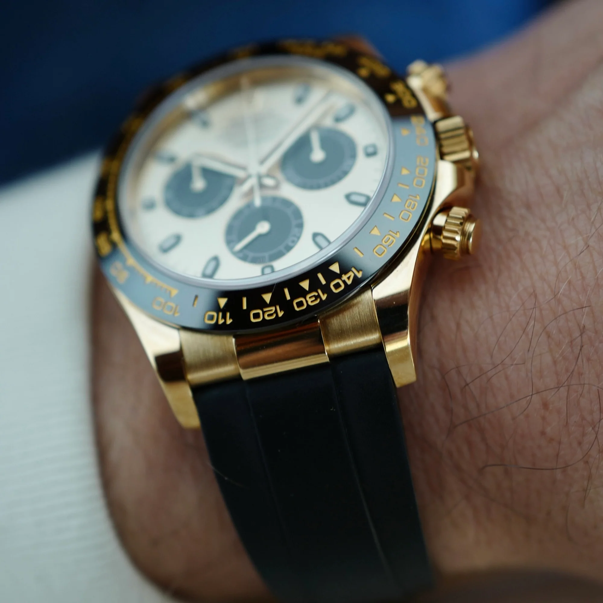 Rolex Yellow Gold Oysterflex Daytona Ref. 116518 - Image 3