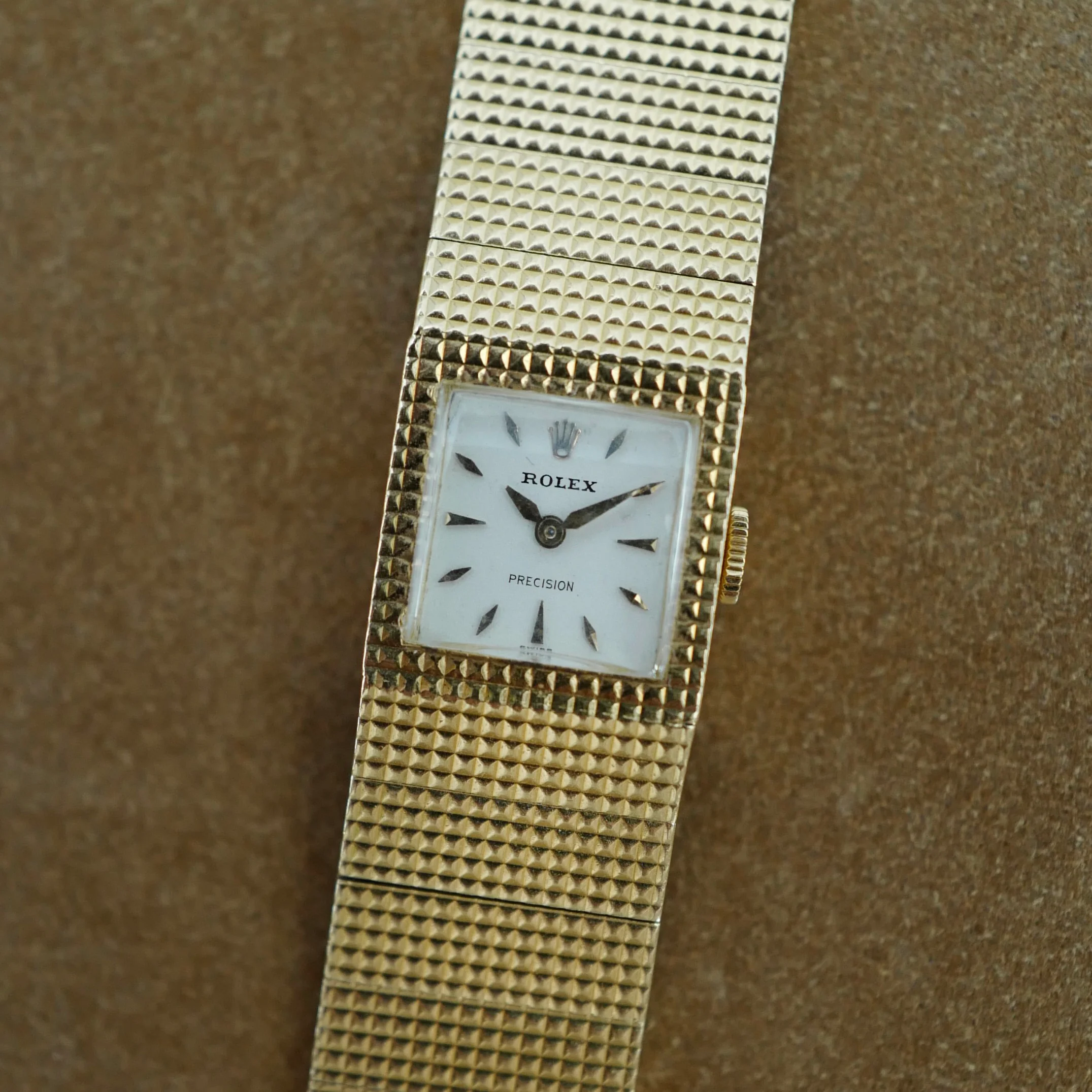 Rolex Yellow Gold Precision Buckle Bracelet Watch (New Arrival)