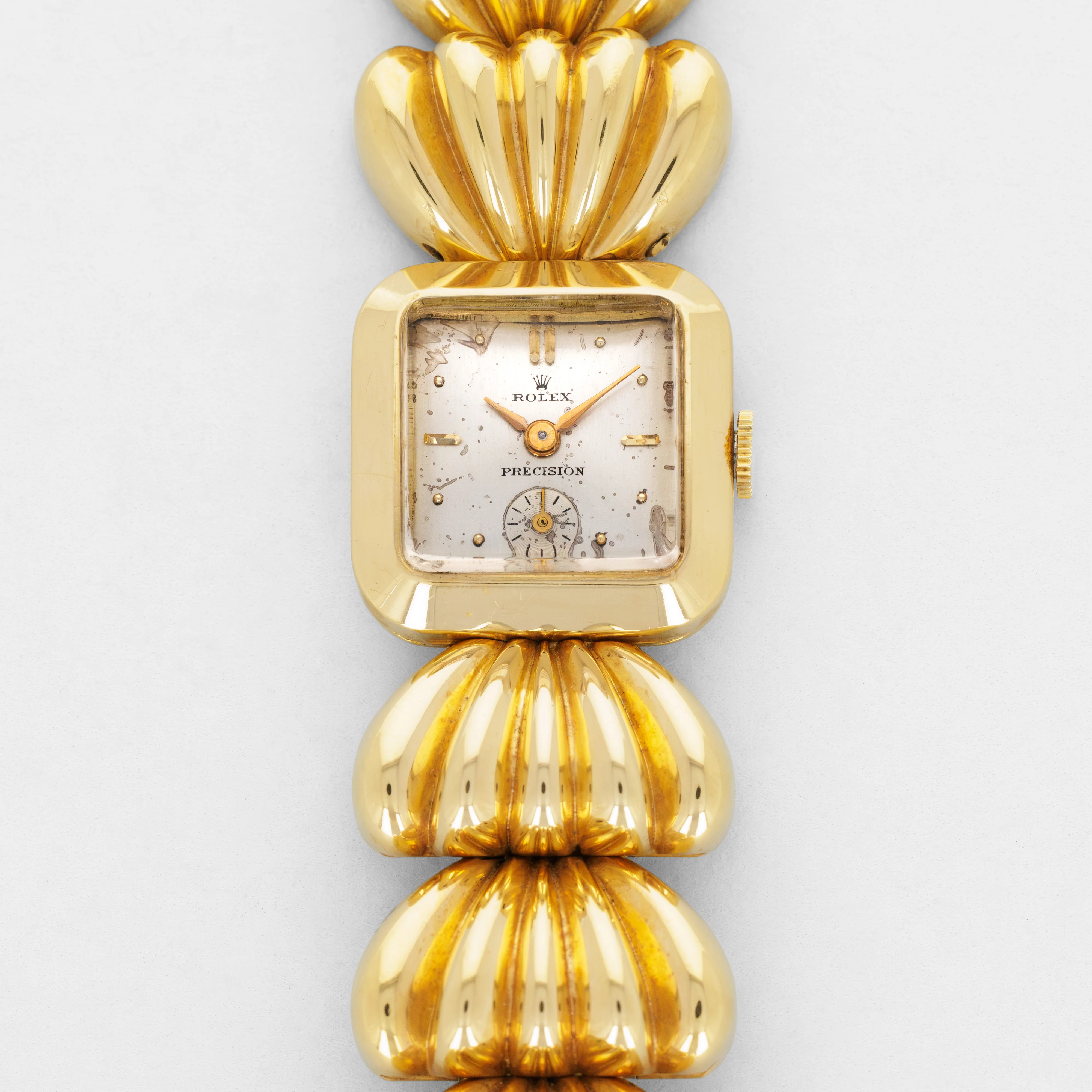 Rolex Yellow Gold Scalloped Watch