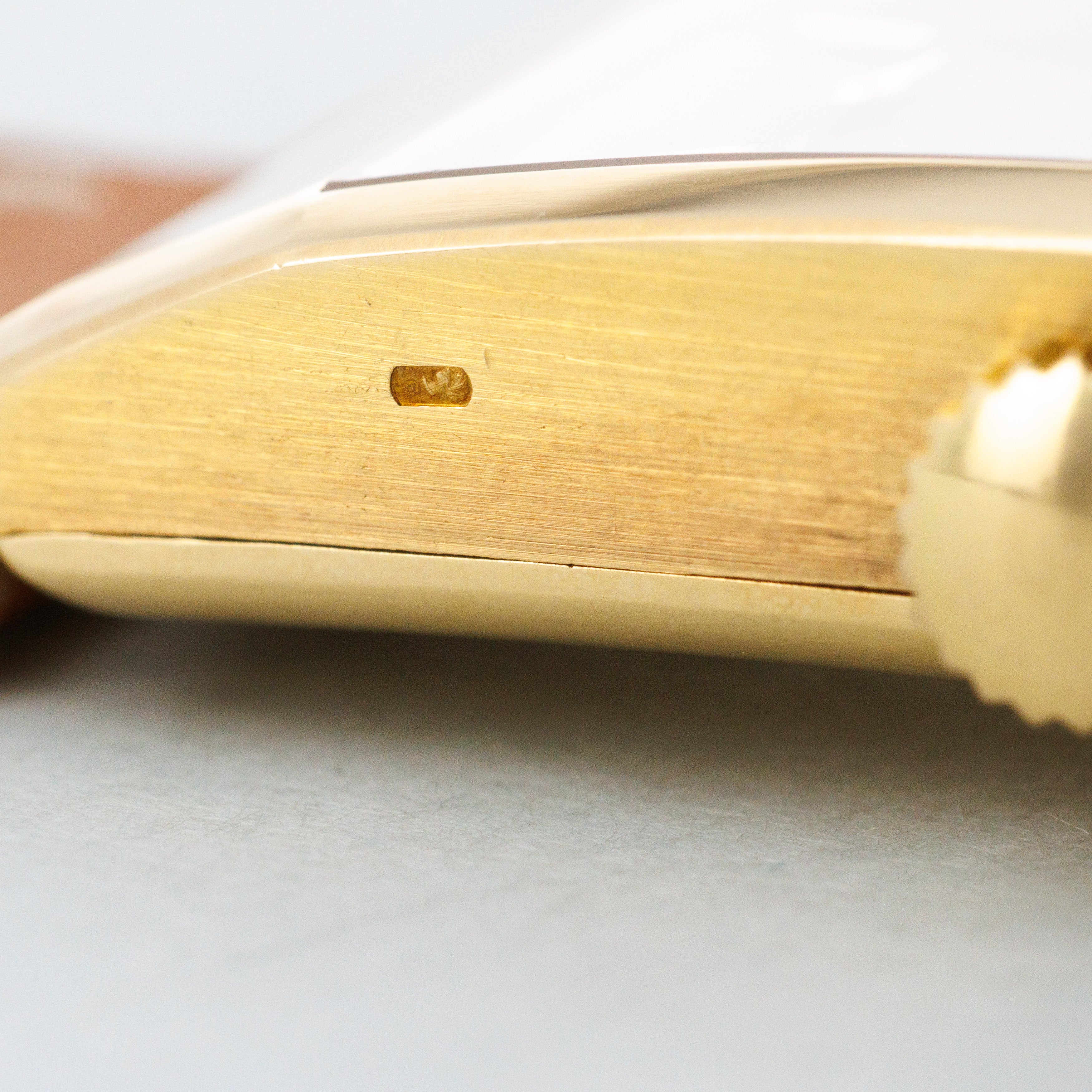 Patek Philippe Yellow Gold Tegolino Watch Ref. 425 with Black Dial Retailed by Gubelin - Image 7