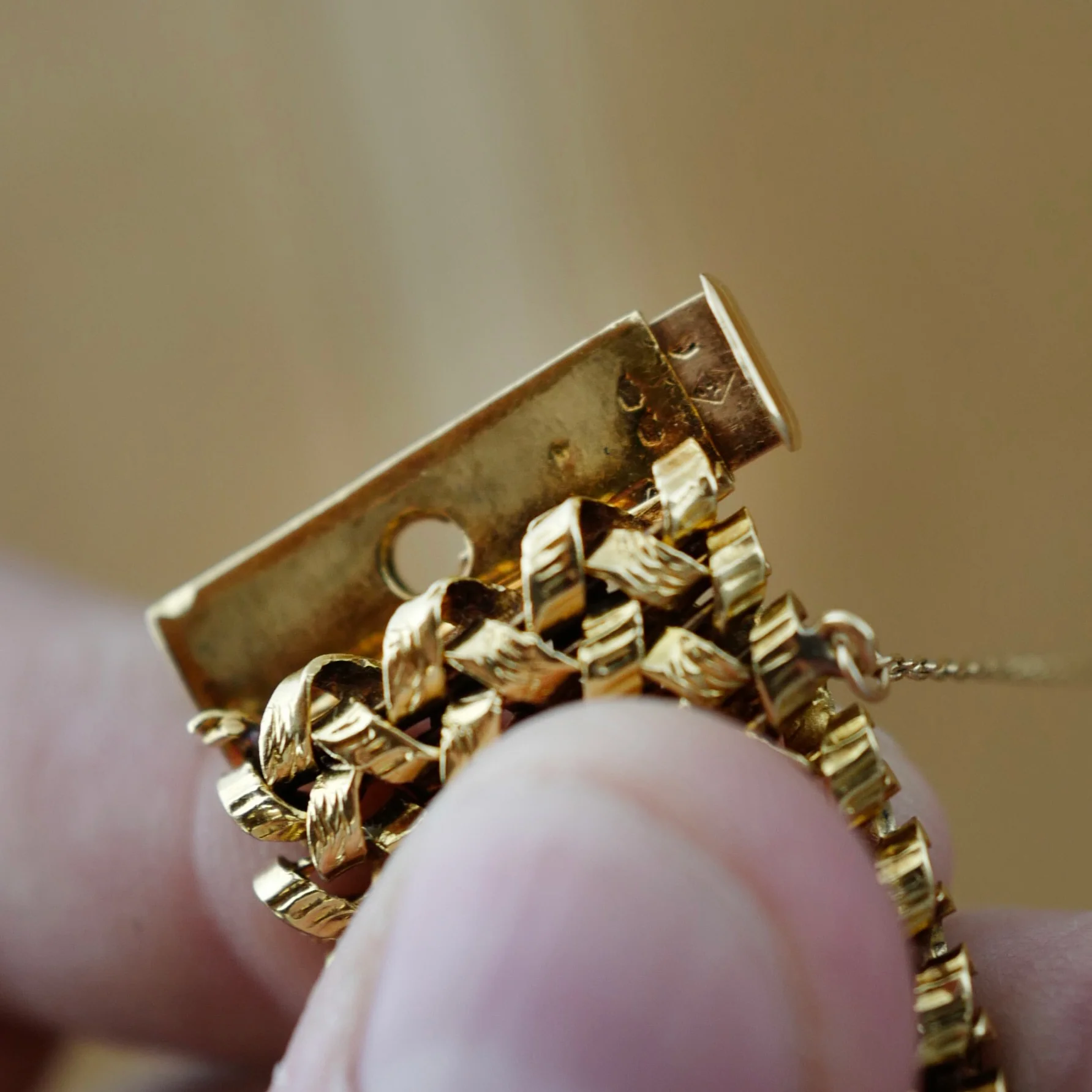 Rolex Yellow Gold Woven Bracelet Cover Watch with Gay Freres Bracelet - Image 7