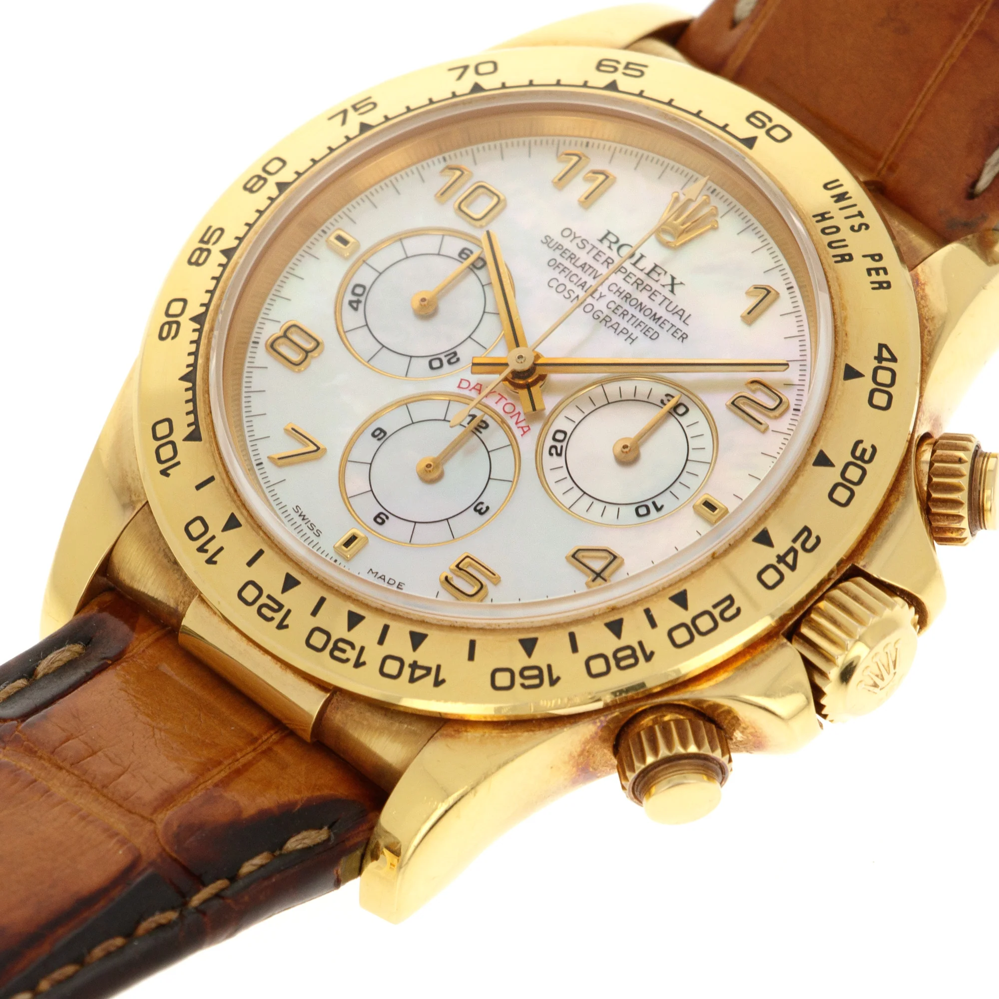 Rolex Yellow Gold Zenith Daytona MOP, Ref. 16518 - Image 4