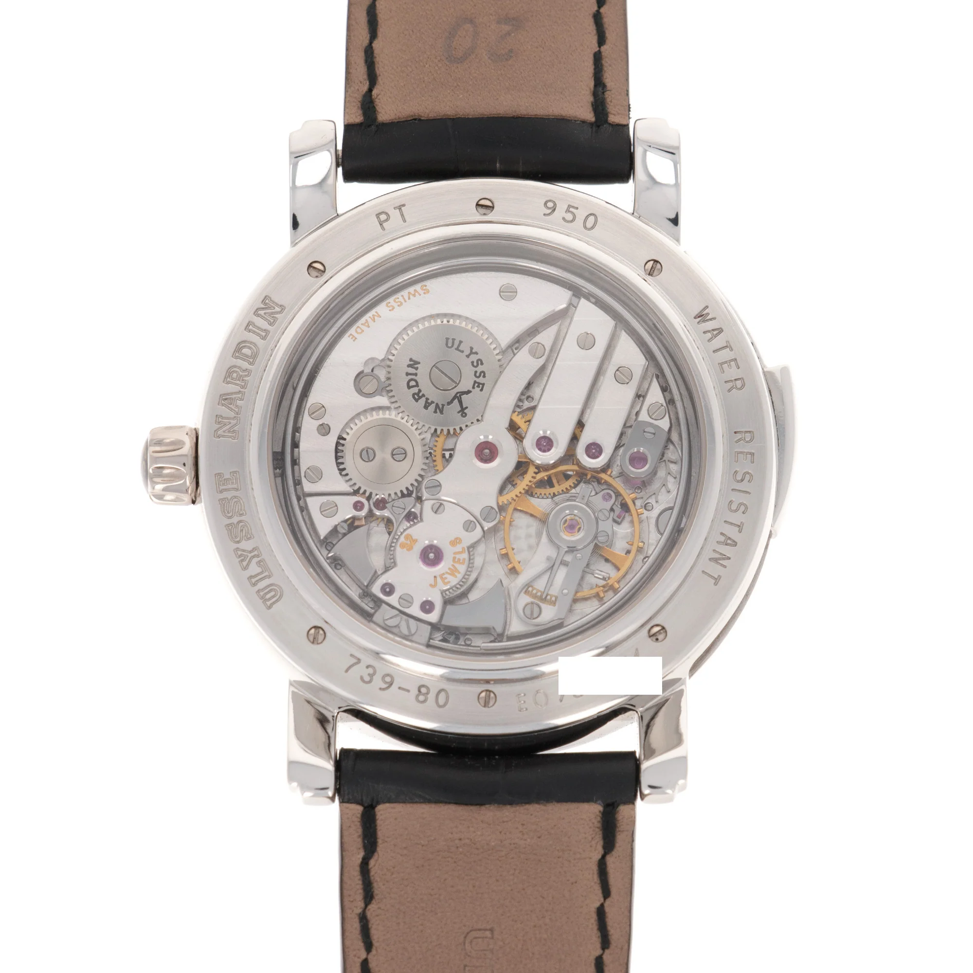 Ulysse Nardin Platinum Triple Jack Minute Repeater Watch Ref. 739-20 - Image 4