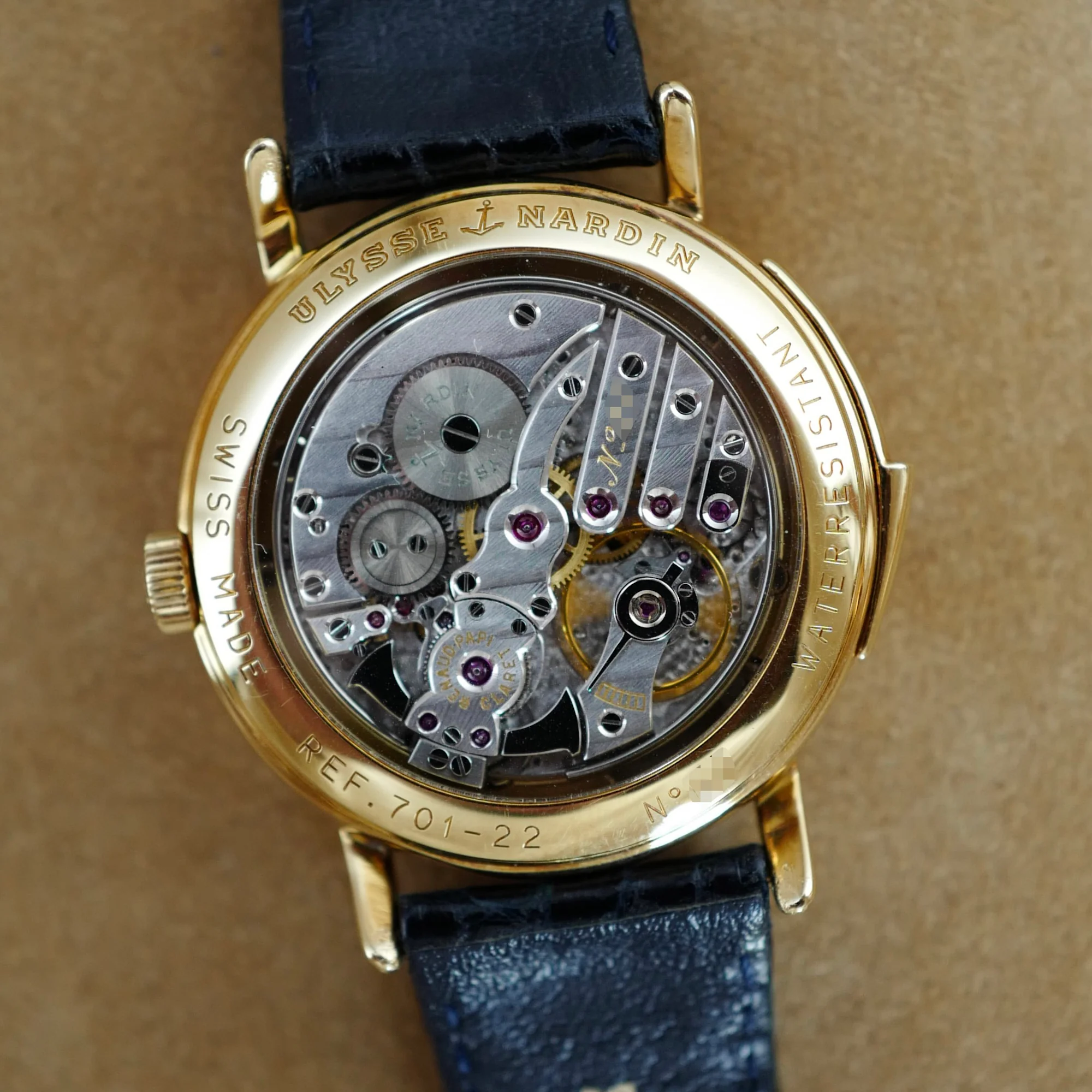 Ulysse Nardin Yellow Gold Minute Repeater Watch Ref. 701-22 - Image 4