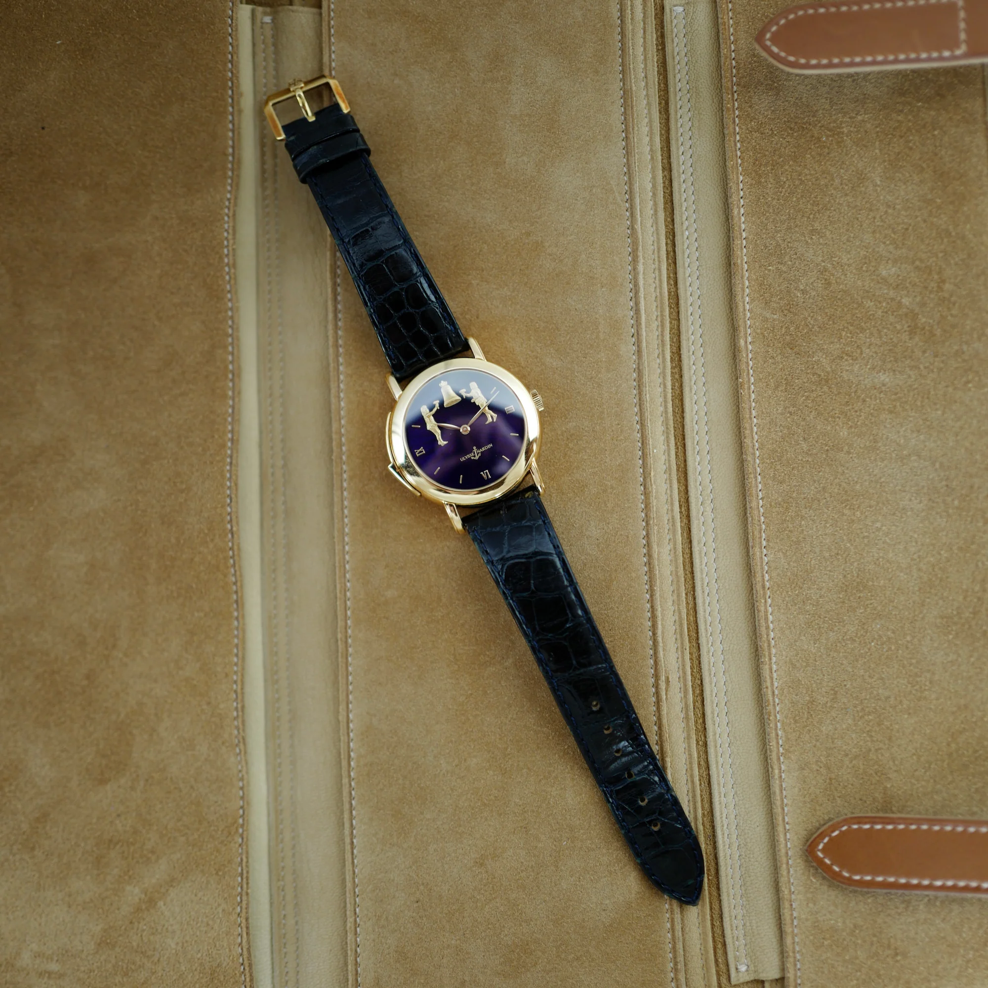 Ulysse Nardin Yellow Gold Minute Repeater Watch Ref. 701-22 - Image 6