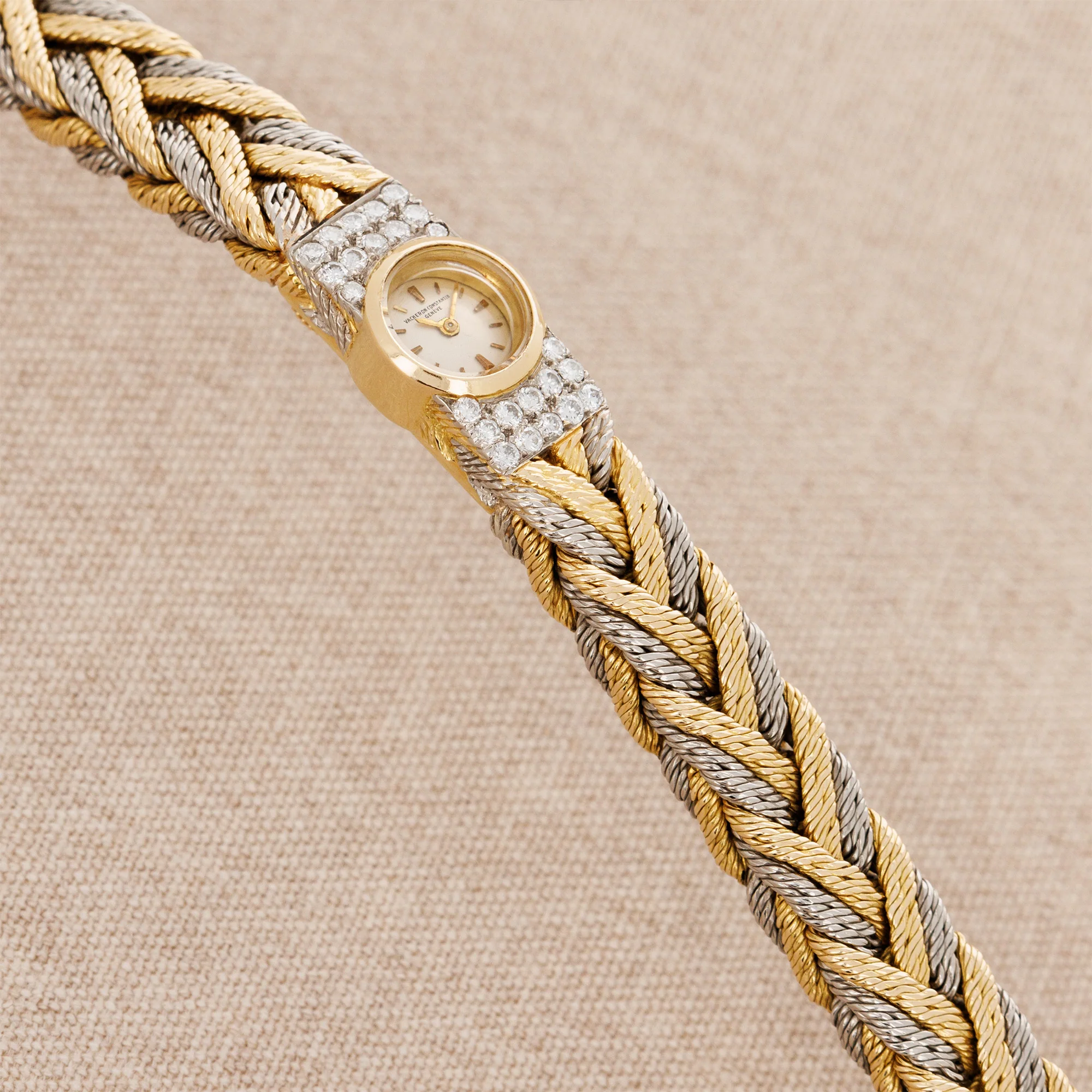 Vacheron Constantin Platinum & Gold Diamond Watch by George Lenfant - Image 4