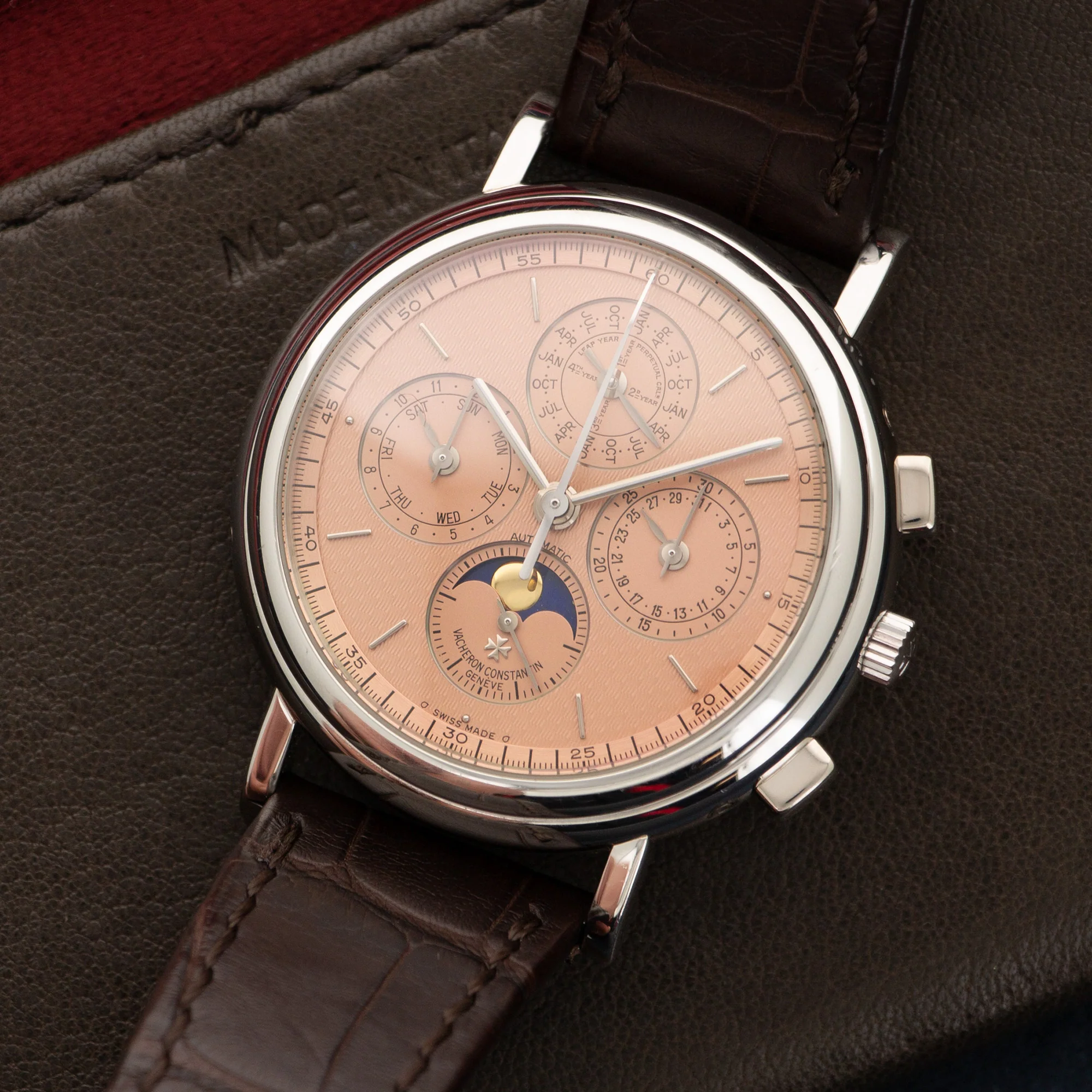 Vacheron Constantin Platinum Perpetual Calendar Chrono Watch Ref. 49005 - Image 2