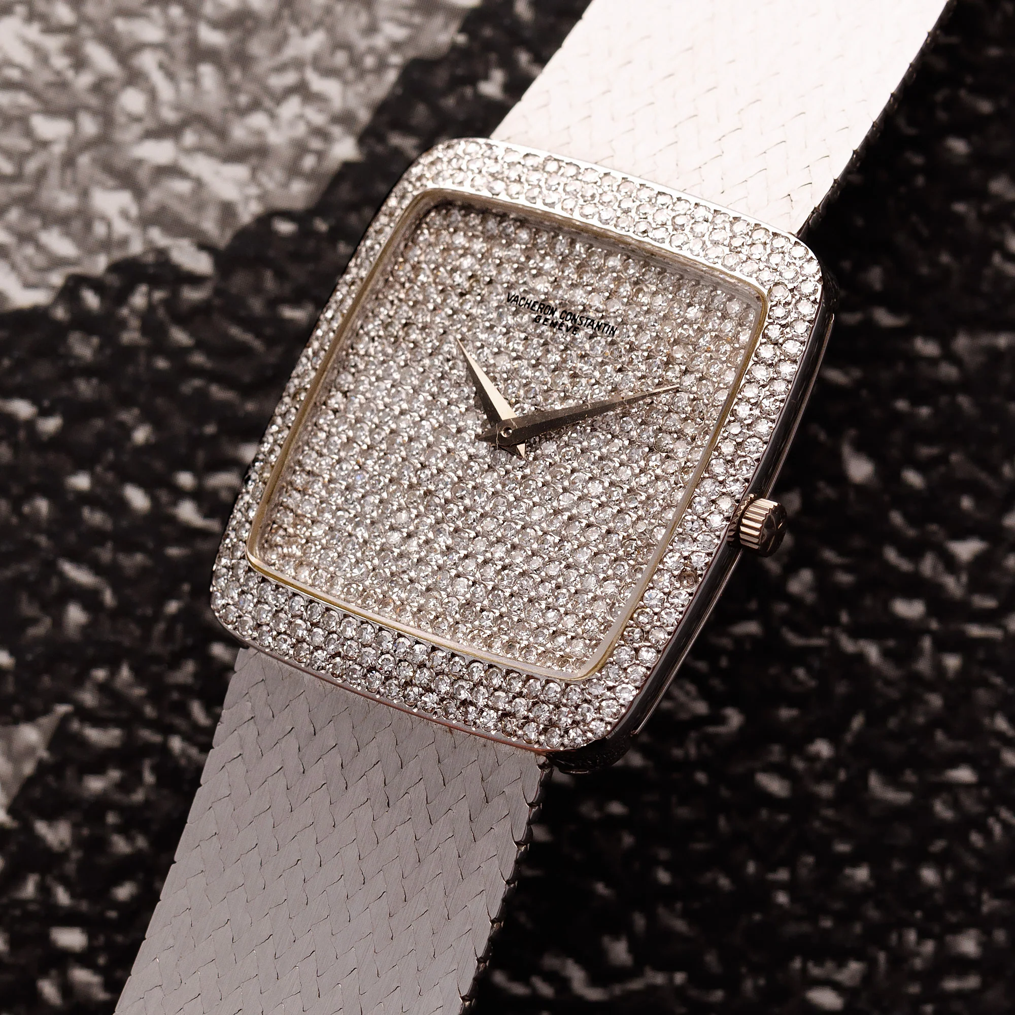 Vacheron Constantin White Gold Diamond Watch - Image 2