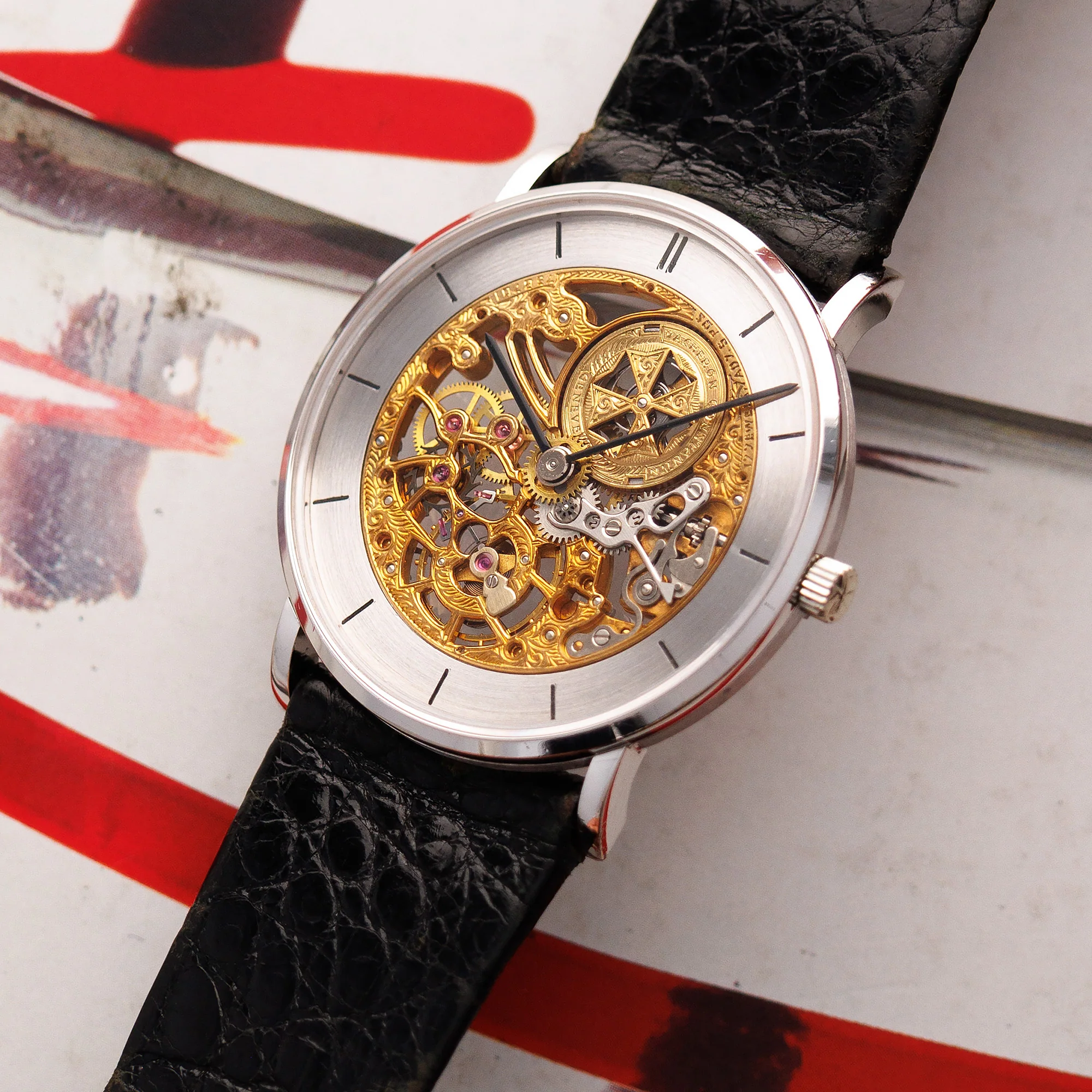 Vacheron Constantin White Gold Skeleton Watch Ref. 33014 - Image 2