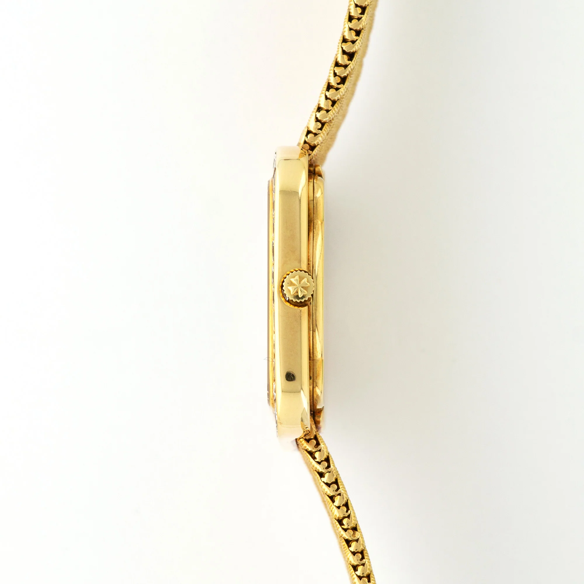 Vacheron Constantin Yellow Gold Baguette Diamond Watch - Image 3