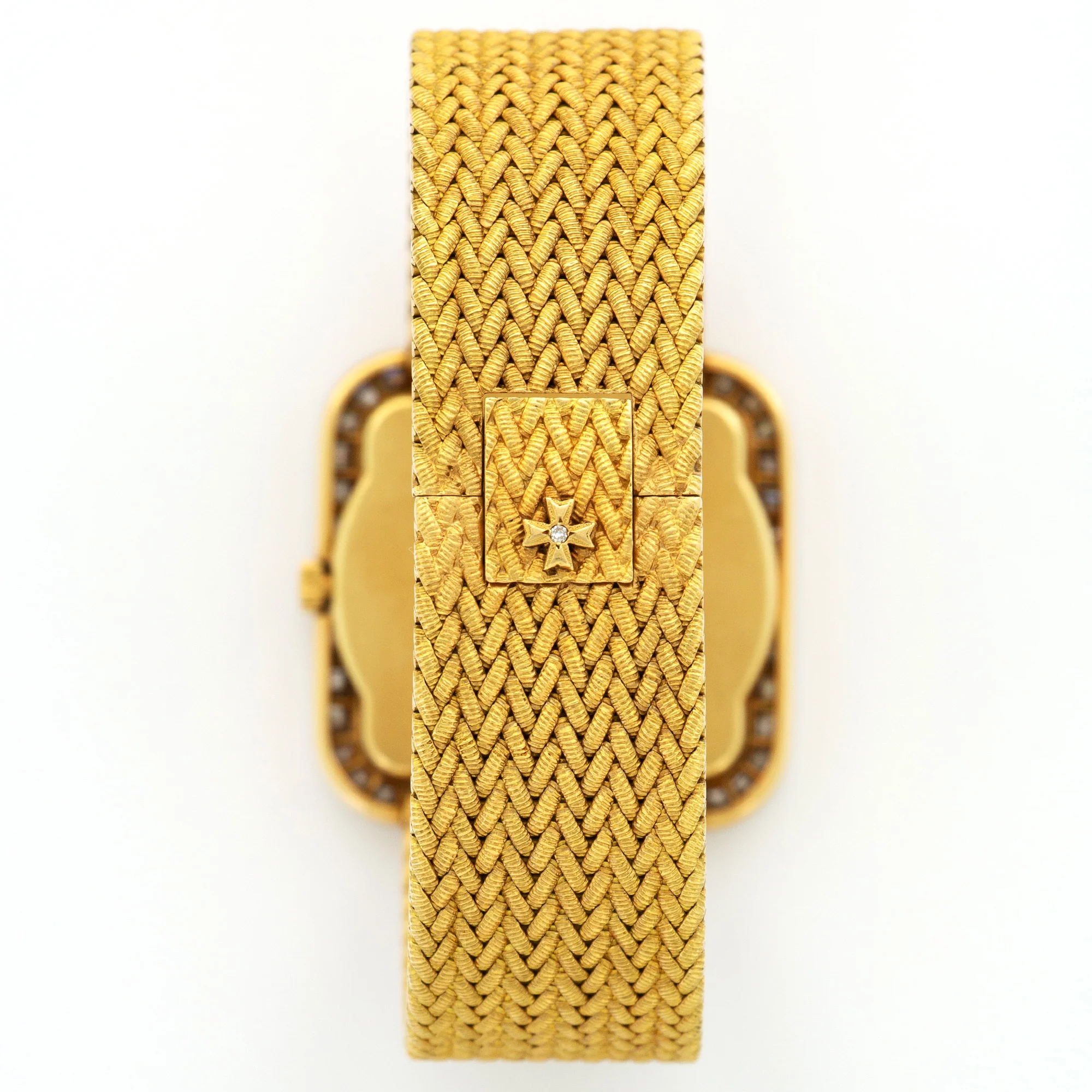 Vacheron Constantin Yellow Gold Baguette Diamond Watch - Image 5
